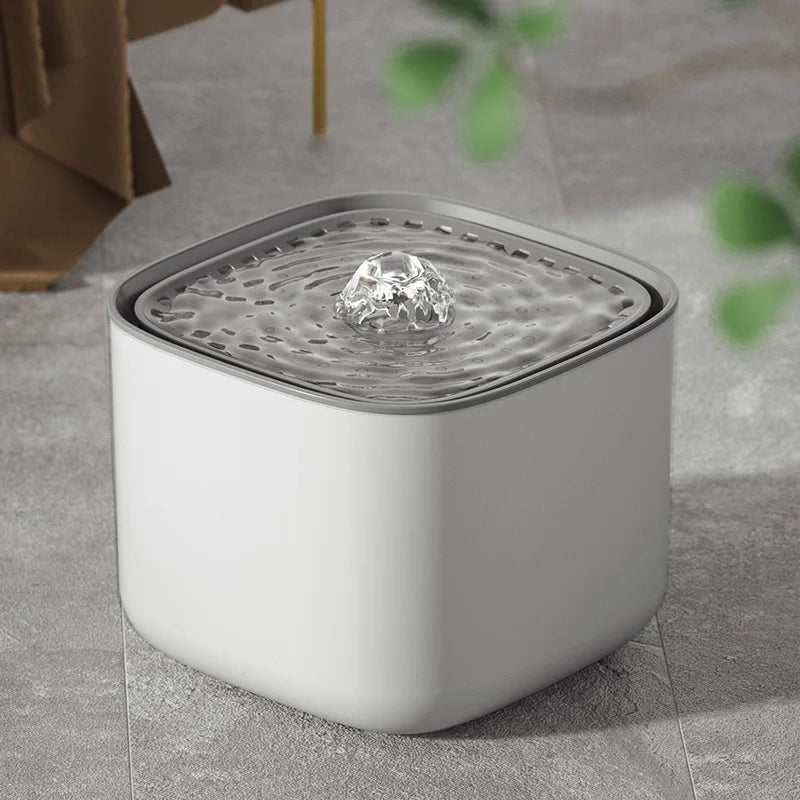 Filter High Quality Automatic Water Fountain Pet Water Spenser Replaced Quadrate Carbon Plastic Bowls Dogs Innovative Products