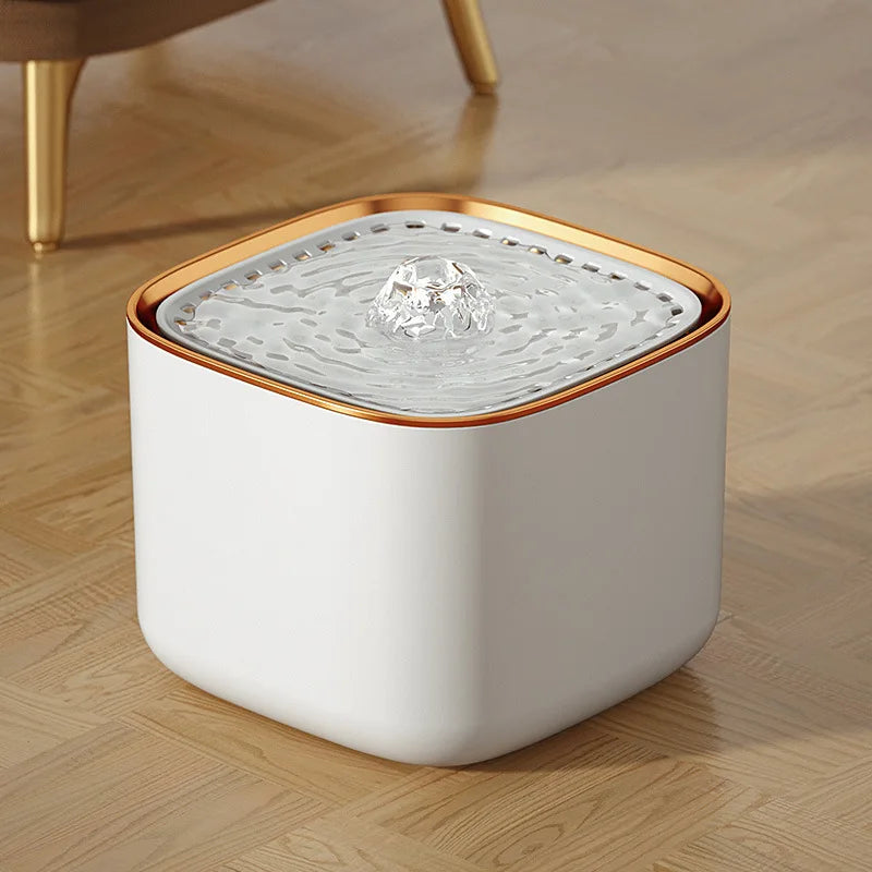 Filter High Quality Automatic Water Fountain Pet Water Spenser Replaced Quadrate Carbon Plastic Bowls Dogs Innovative Products
