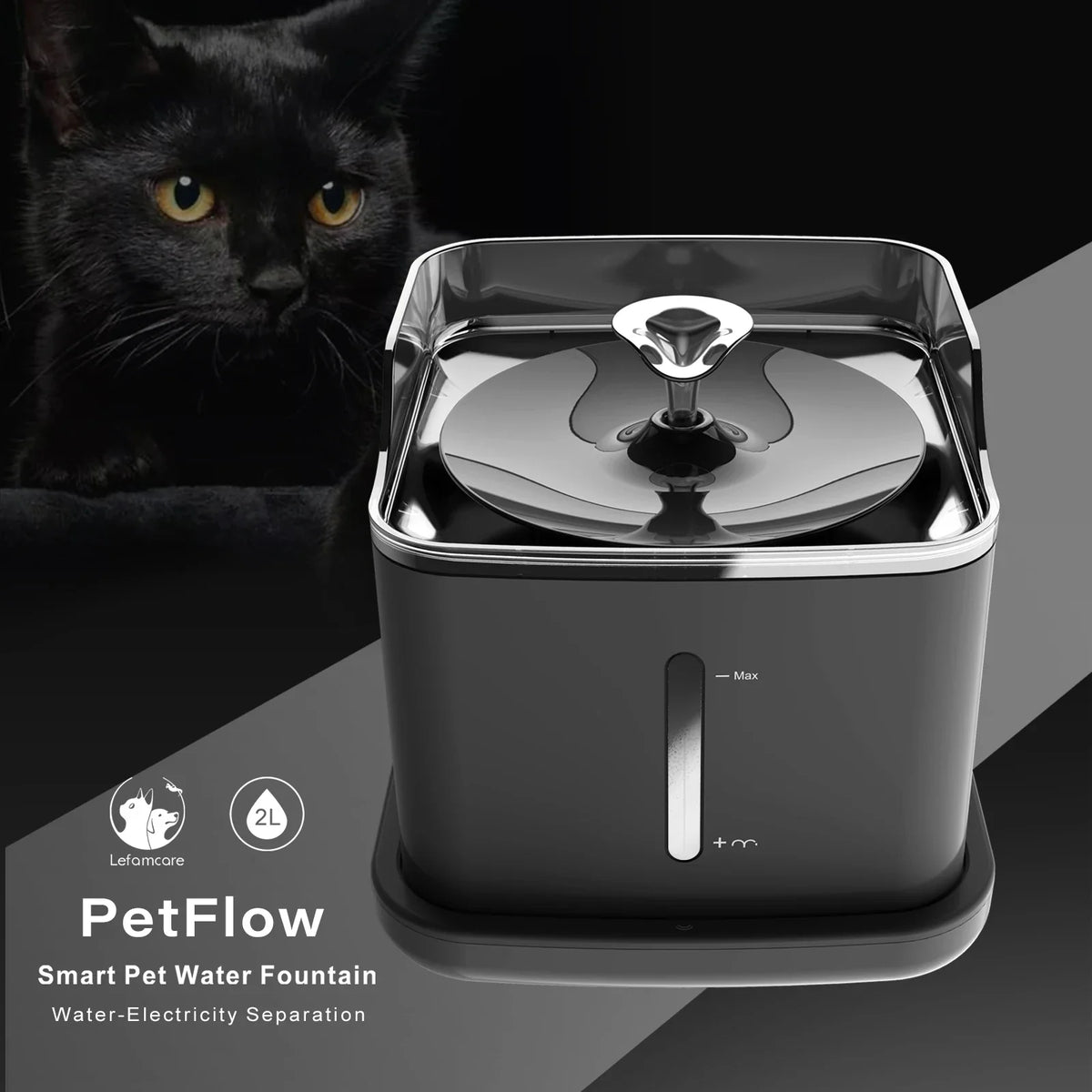 Automatic WiFi Smart Water Fountain Stainless Steel Water Dispenser for Cats & Dogs