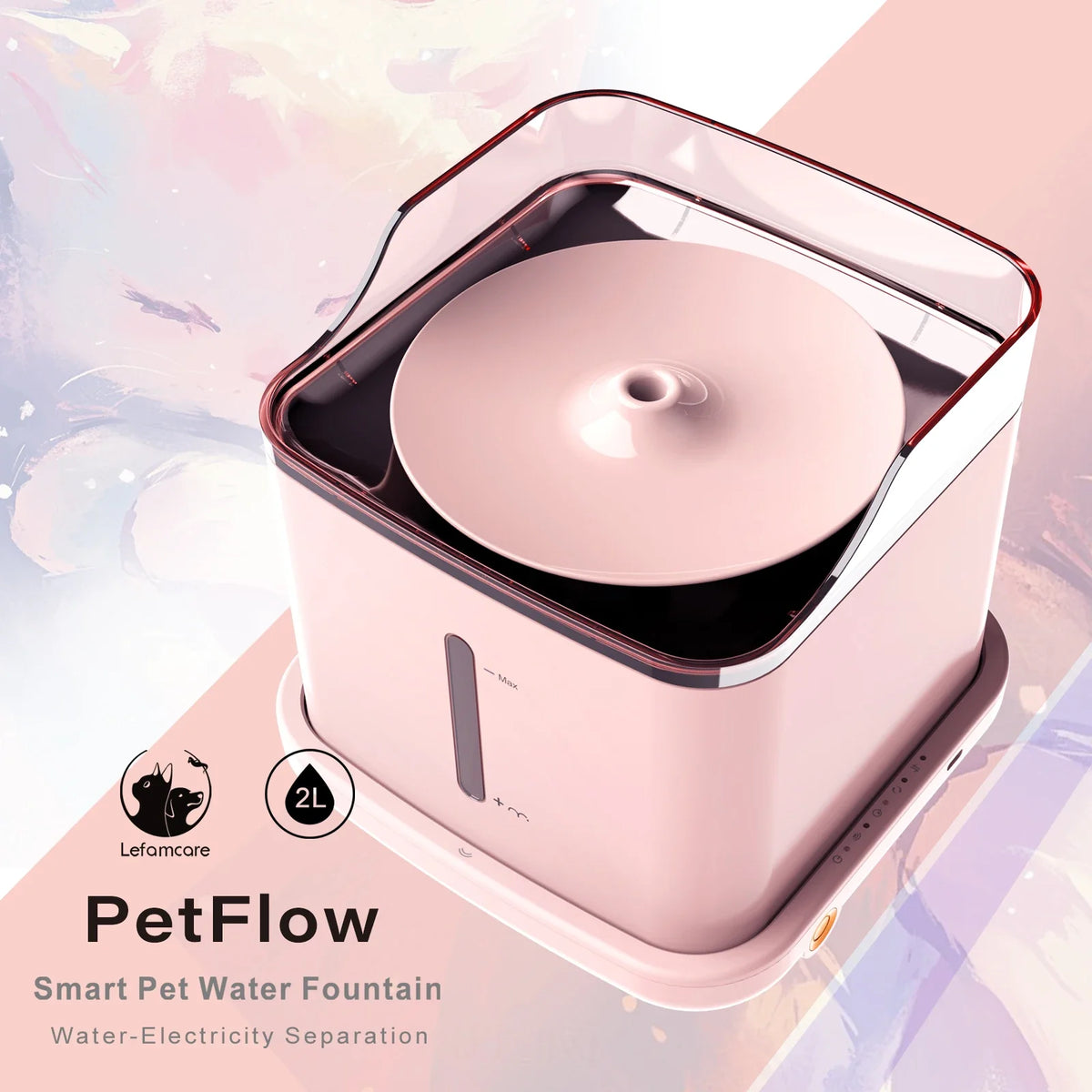 Automatic WiFi Smart Water Fountain Stainless Steel Water Dispenser for Cats & Dogs